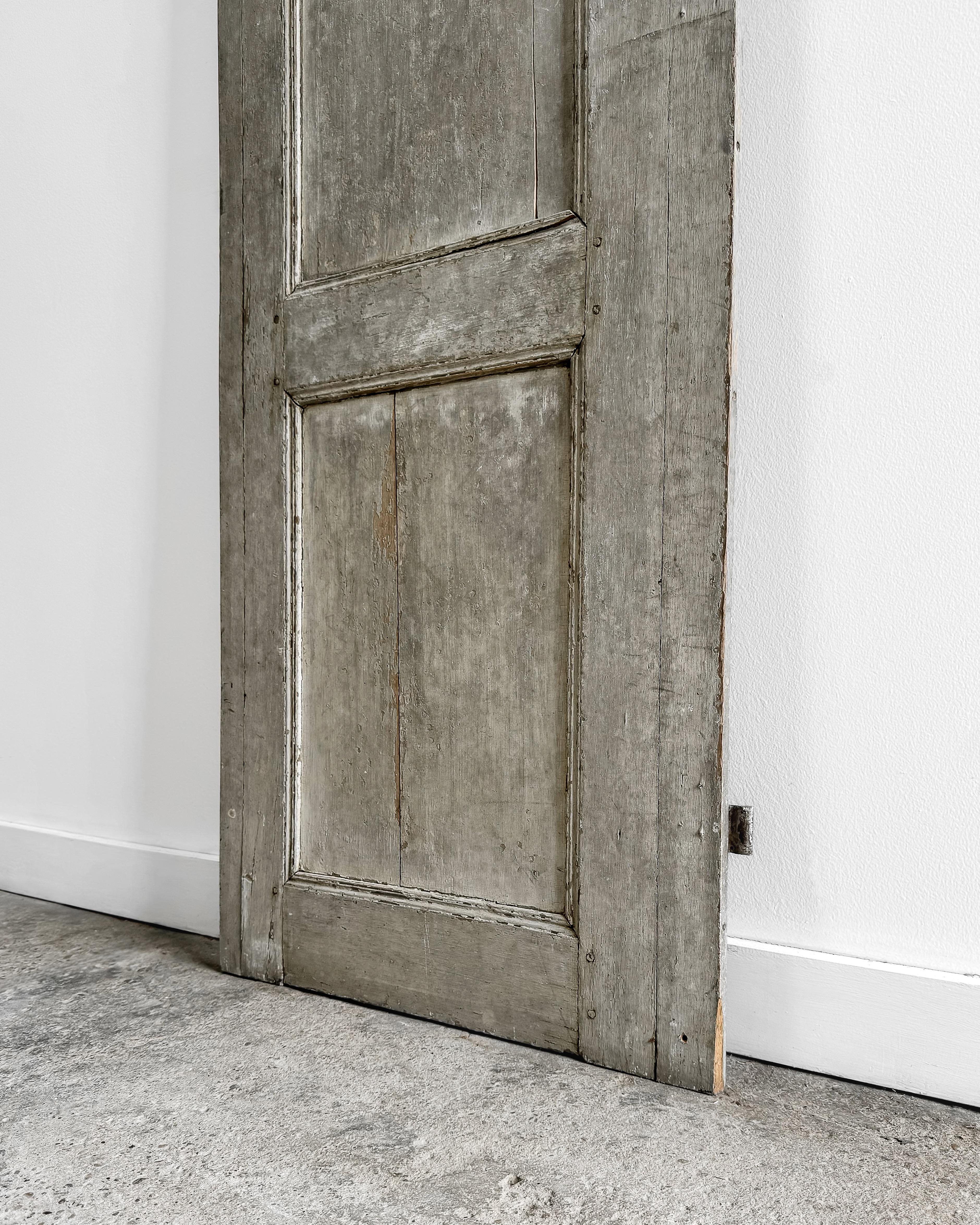Reclaimed 19th Century Paneled French Shutter 4
