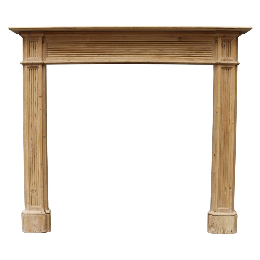 Reclaimed 19th Century Pine Mantel