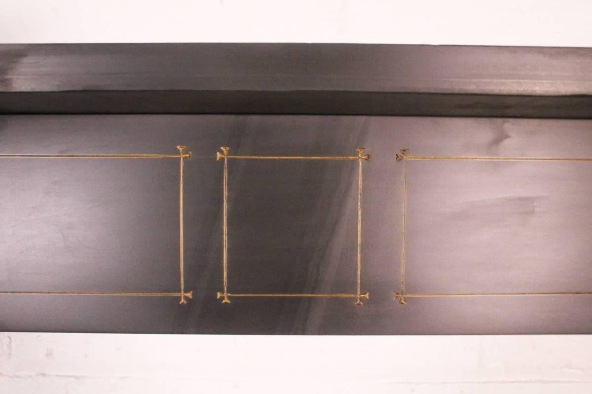 Reclaimed 19th Century Victorian Slate Fireplace Surround 2