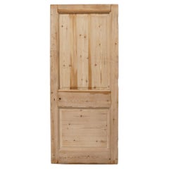Antique Reclaimed 2-Panel English Pine Internal Door