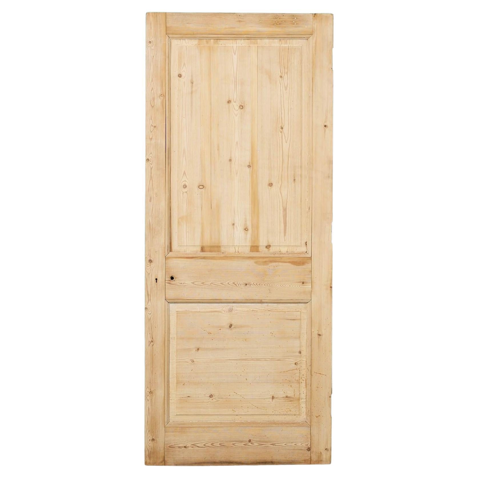 Reclaimed 2-Panel English Pine Internal Door
