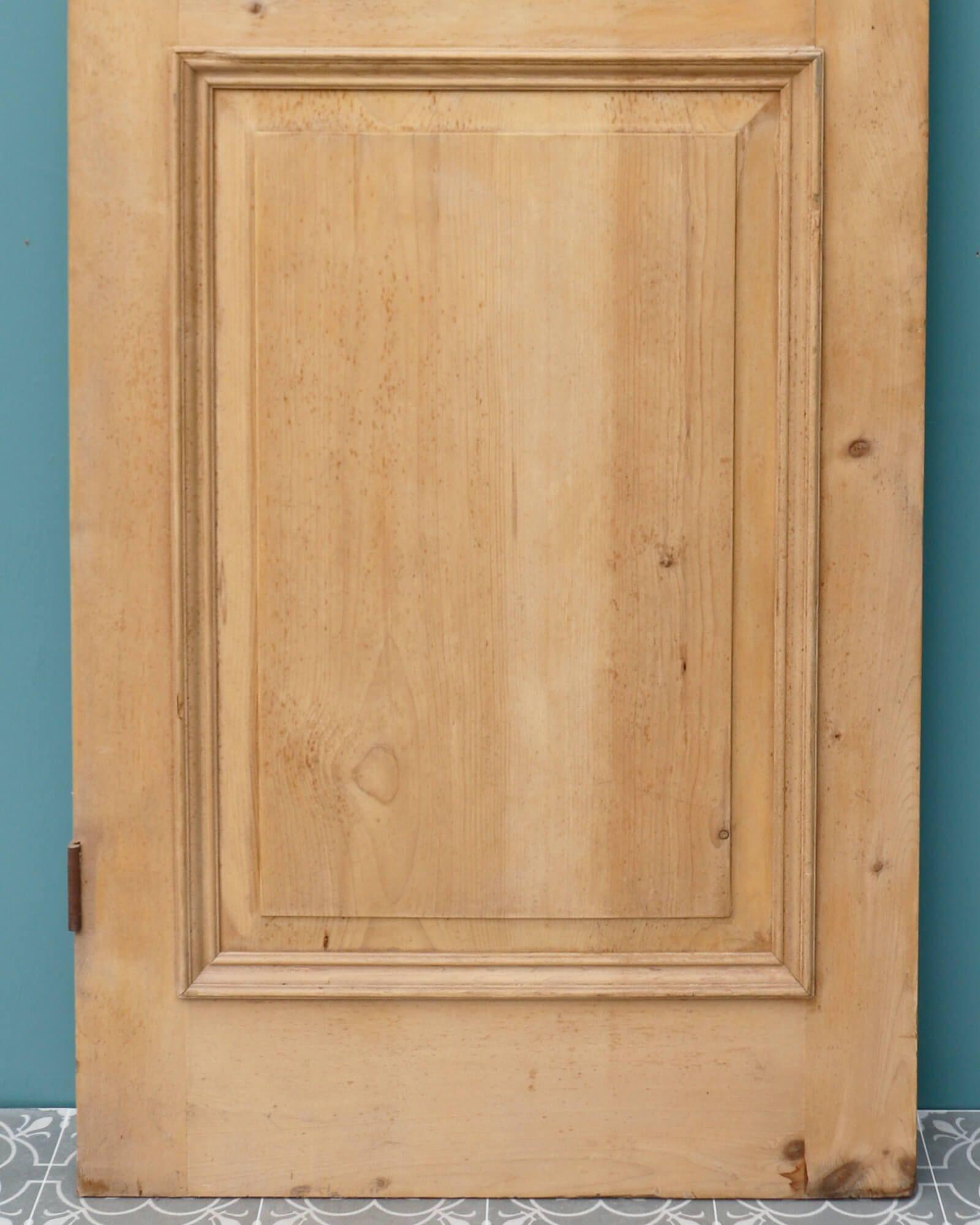 19th Century Reclaimed 2-Panel Georgian Style Pine Internal Door For Sale