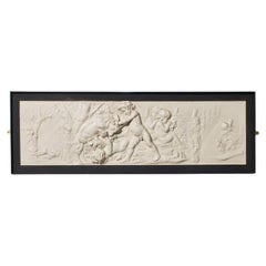 Reclaimed 20th Century Neoclassical Style Plaster Wall Plaque