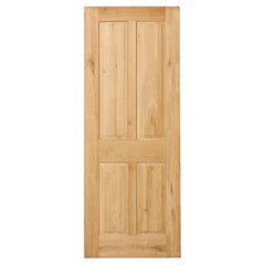 Reclaimed 4-Panel Oak Interior Door