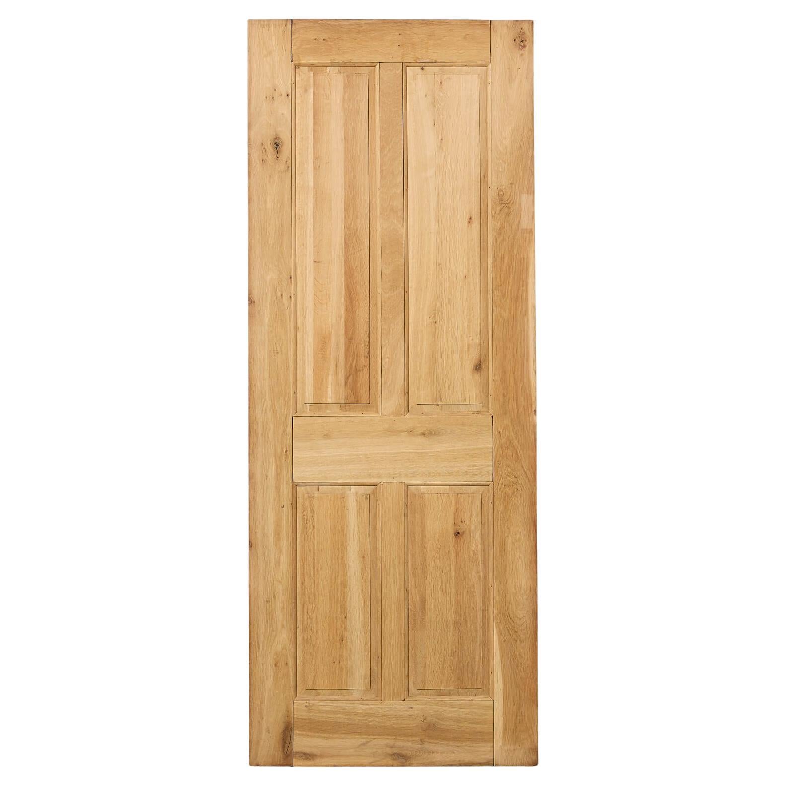 Reclaimed 4-Panel Oak Interior Door