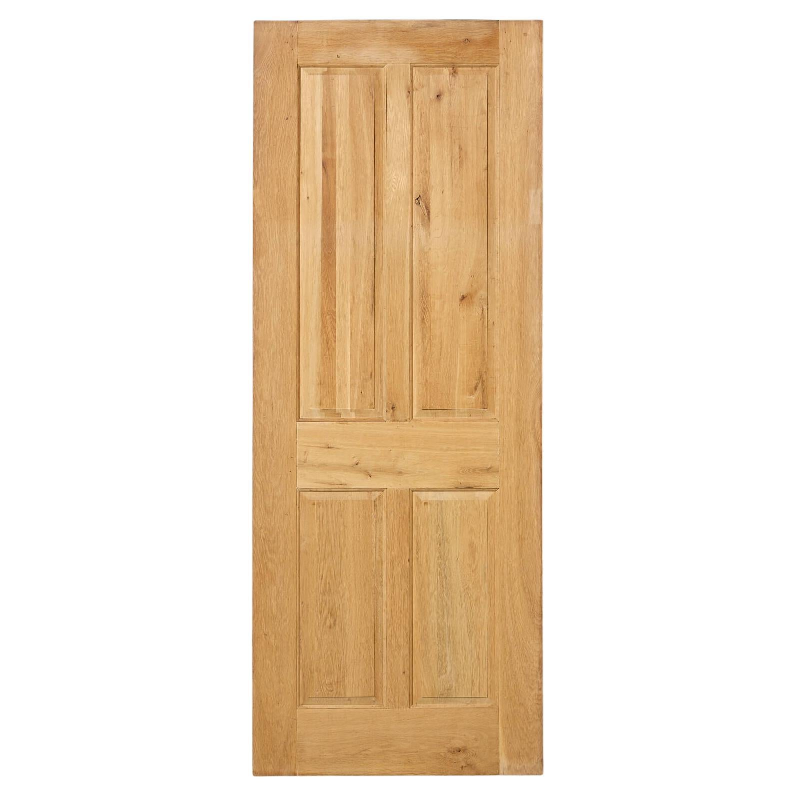 Reclaimed 4-Panel Oak Interior Door