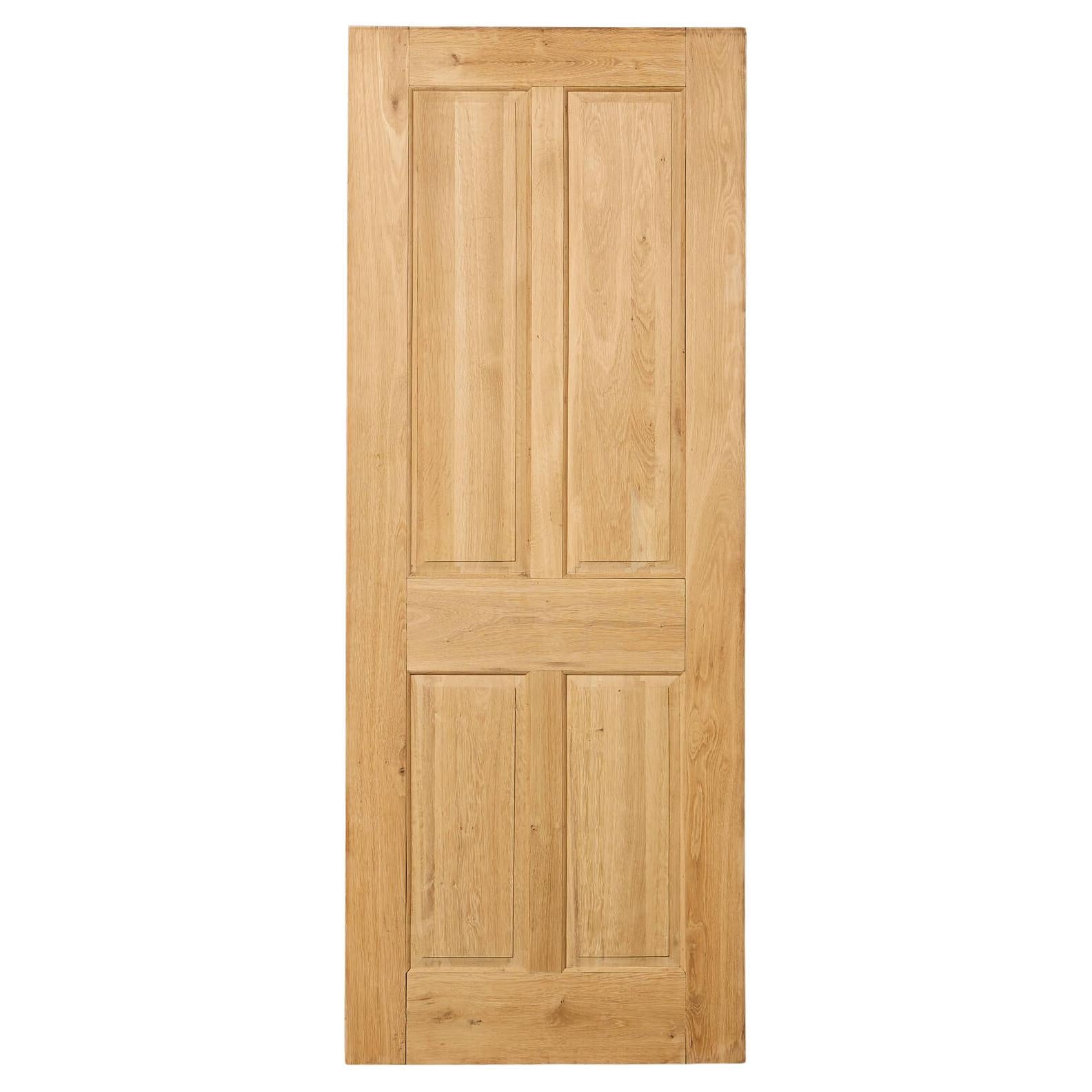 Reclaimed 4-Panel Oak Interior Door