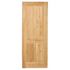 Reclaimed 4-Panel Oak Interior Door