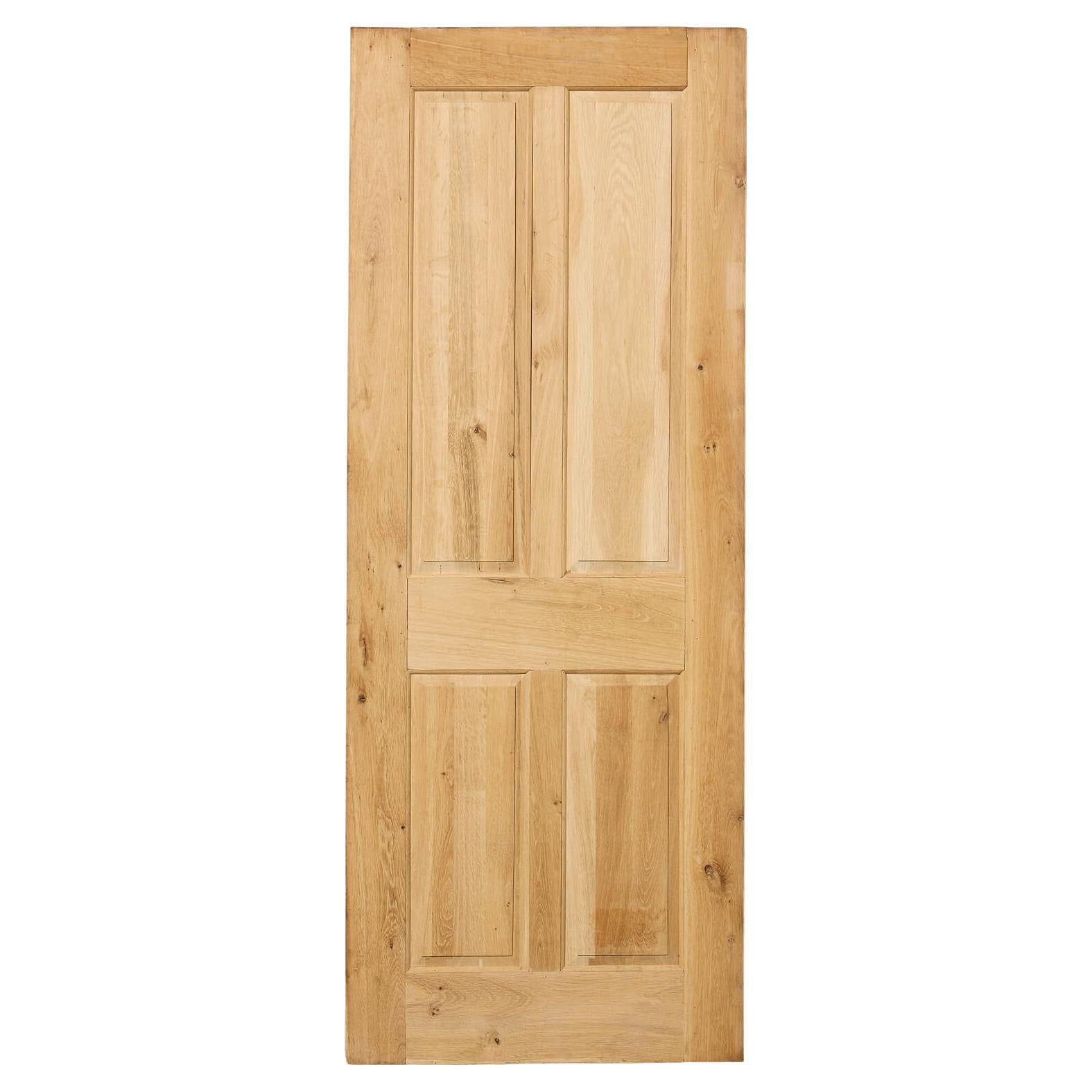 Reclaimed 4-Panel Oak Interior Door
