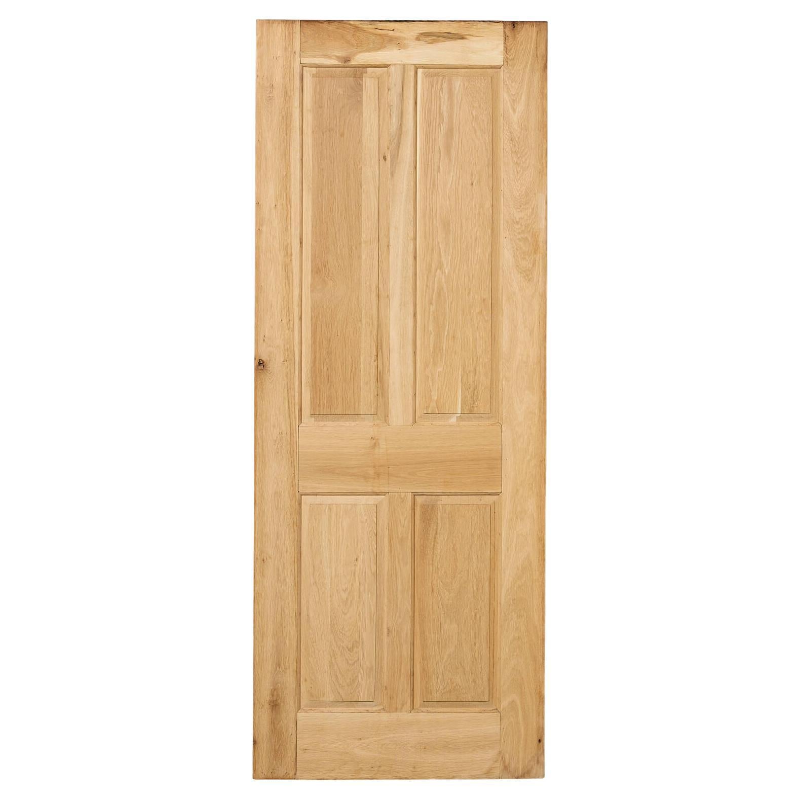 Reclaimed 4-Panel Oak Interior Door
