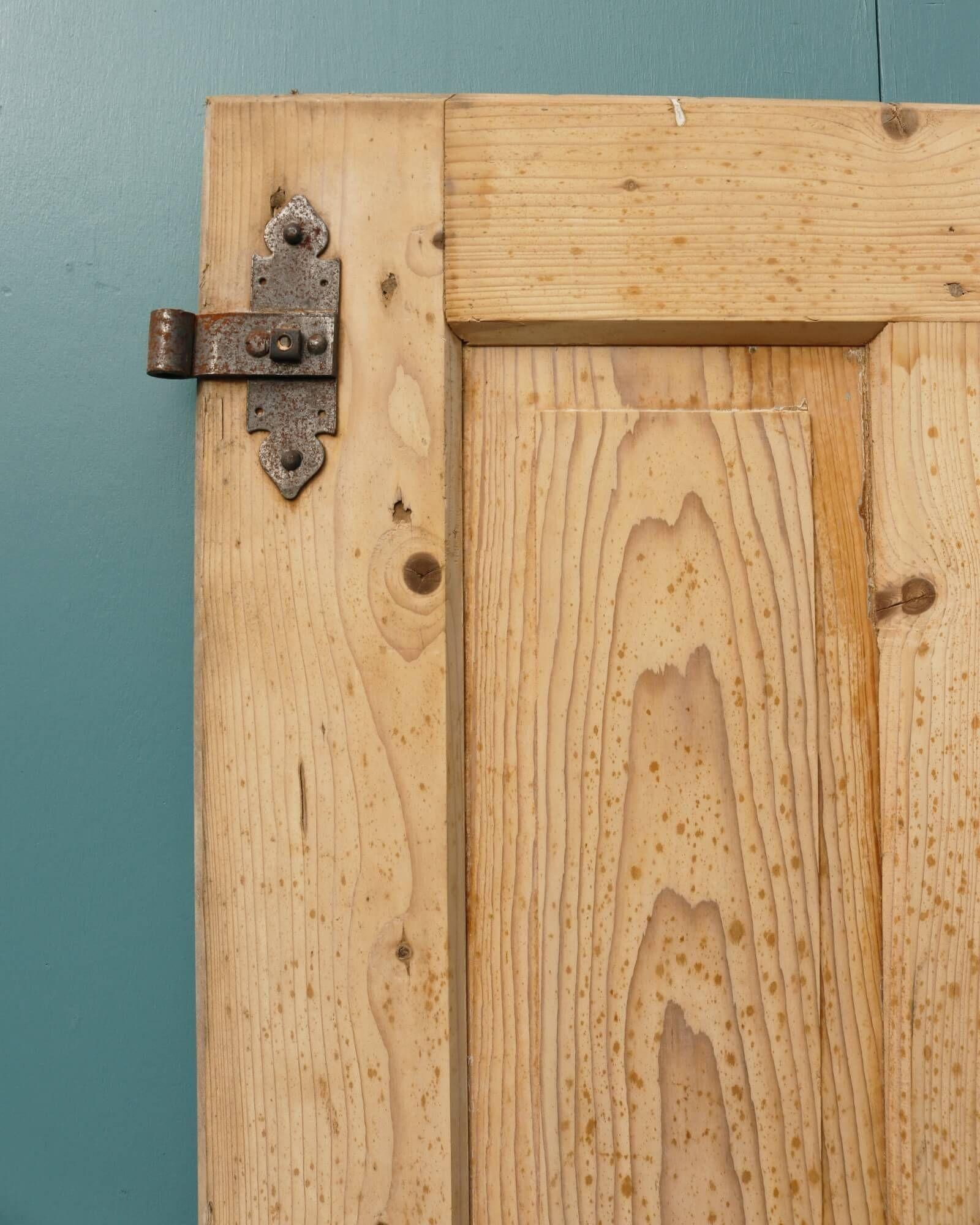 Victorian Reclaimed 5-Panel French Pine Internal Door For Sale