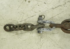 Reclaimed 55 in. Cast Iron Boat Anchor