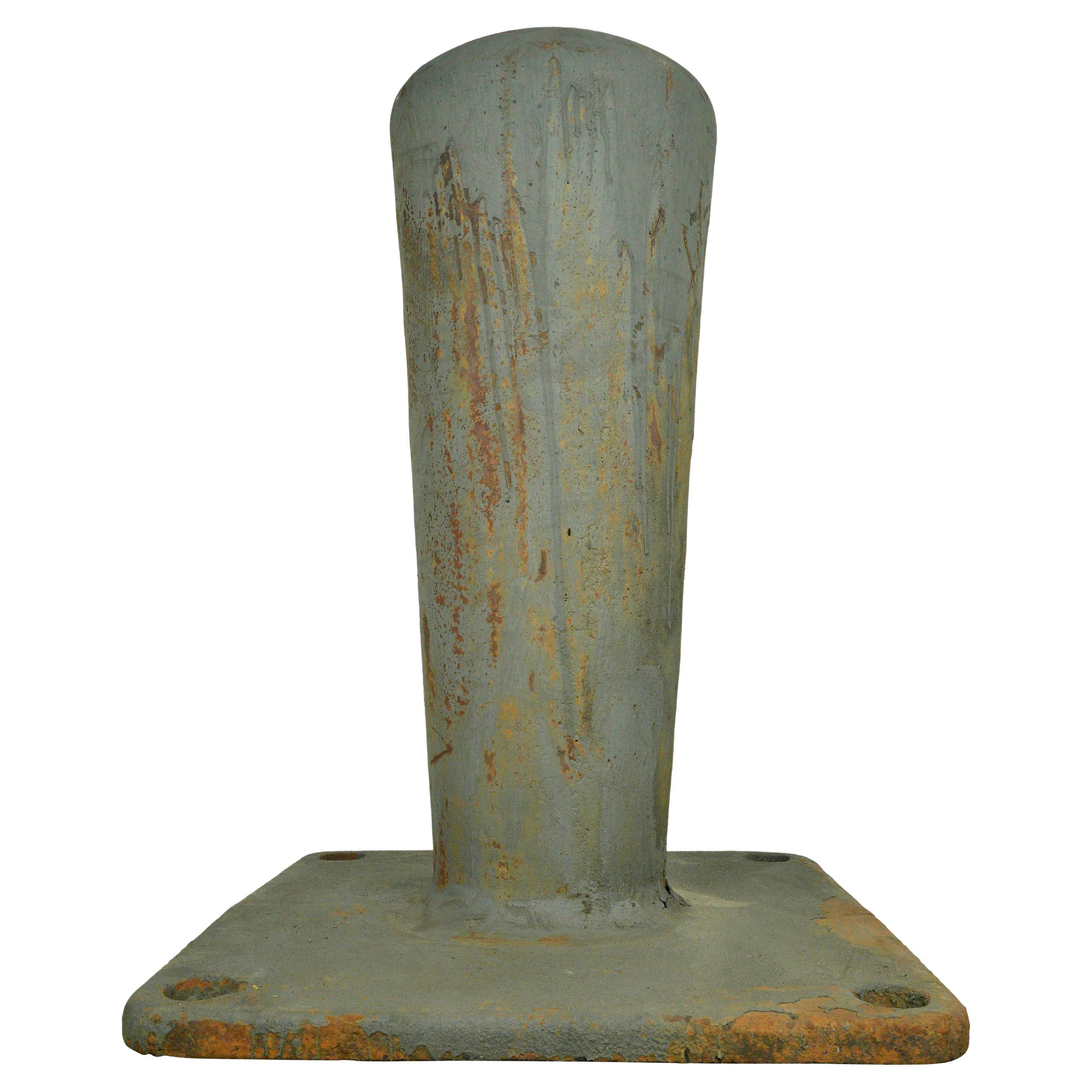 Reclaimed 59 in. H Cast Iron Ship Maritime Mooring Bollard