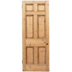 Reclaimed 6-Panel Victorian Pine Internal or Exterior Door