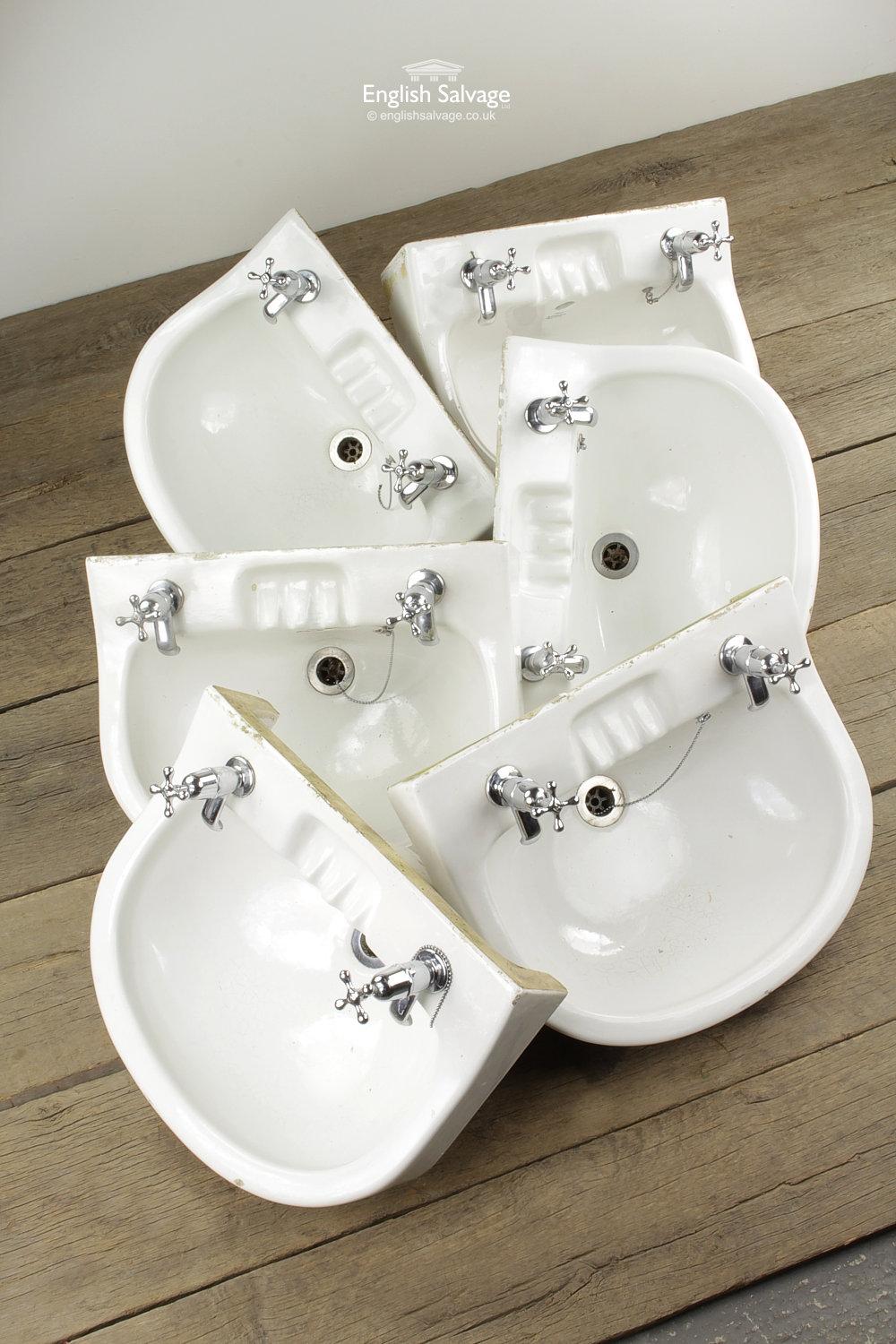 European Reclaimed Adamsez Bean Design Basins, 20th Century For Sale