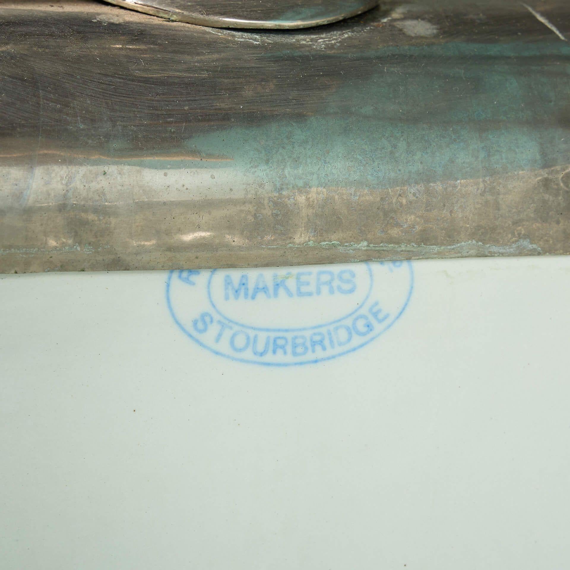 English Antique Canopy Bath & Shower For Sale