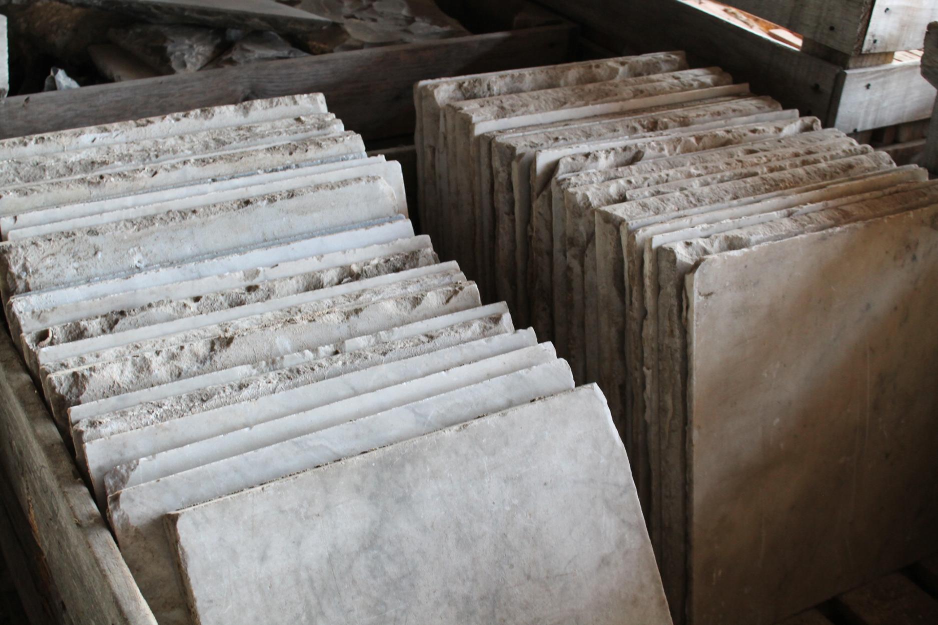 antique marble tiles