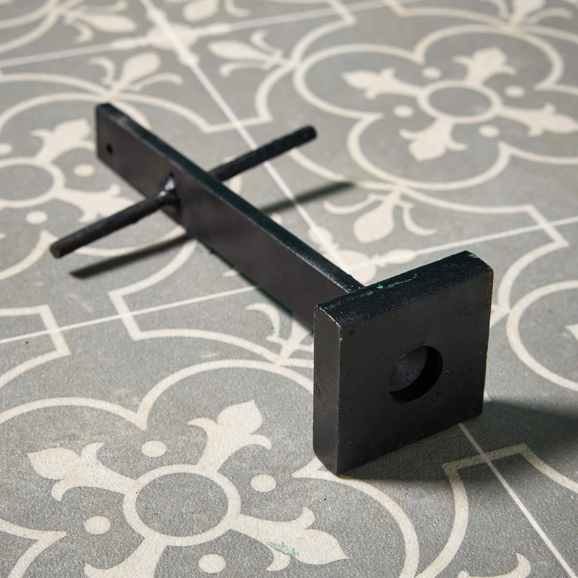 Fer Portail latéral en fonte anglaise ancienne récupérée en vente