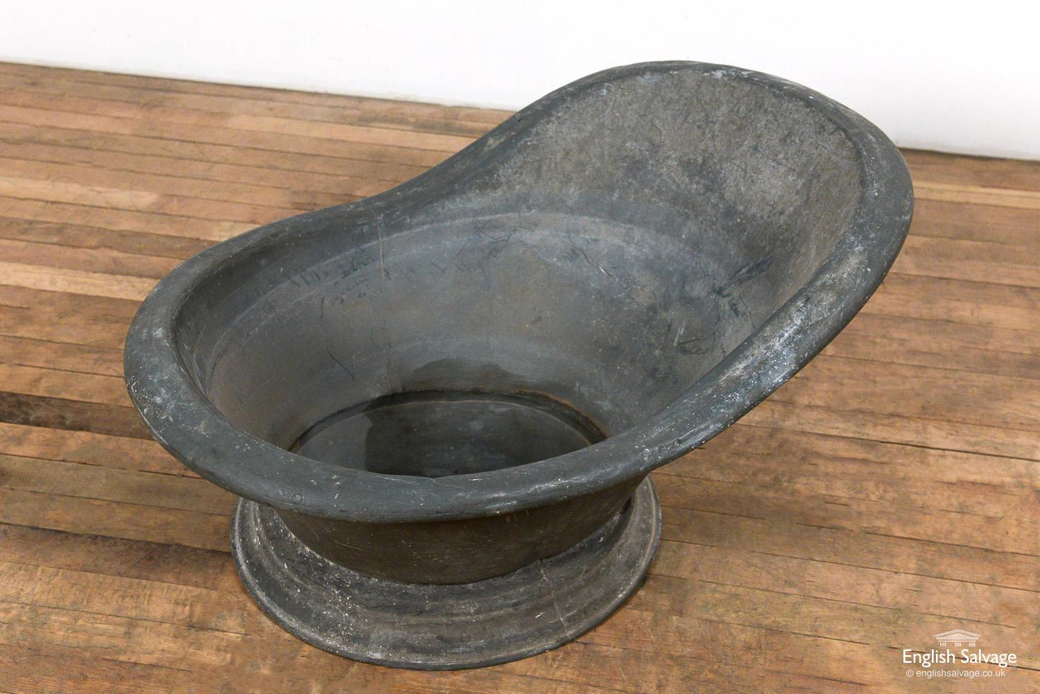 Reclaimed Antique Hip Baths, 20th Century In Good Condition For Sale In London, GB