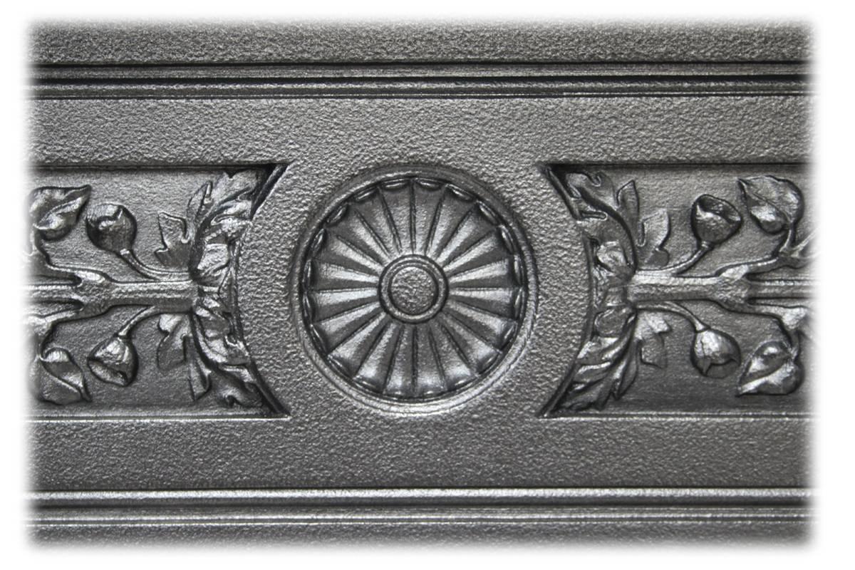 Reclaimed Antique Victorian Cast Iron and Tiled Fireplace Insert 1