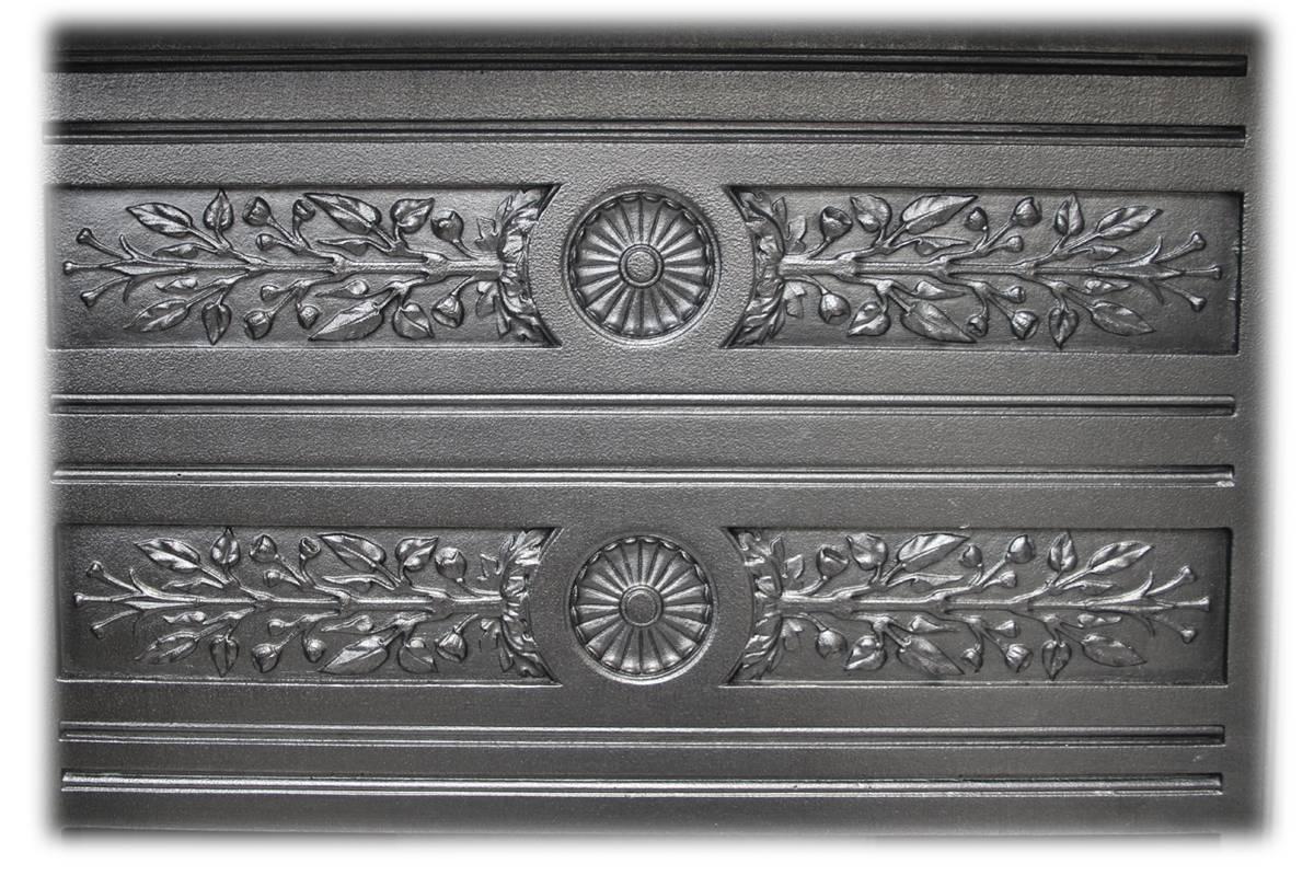 Reclaimed Antique Victorian Cast Iron and Tiled Fireplace Insert 2