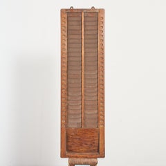 Reclaimed Antique Vintage Factory Clocking In/Out Card Ticket Holder