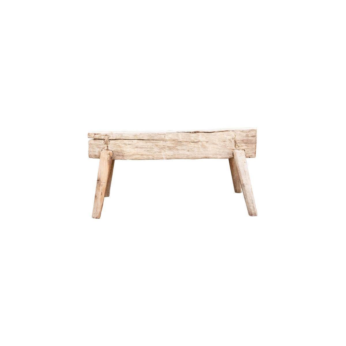 Bohème Banc en bois ancien récupéré en vente