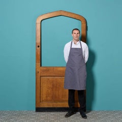 Reclaimed Arched Oak Door for Glazing
