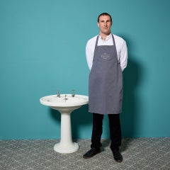 Reclaimed Shanks & Co Art Deco Pedestal Sink