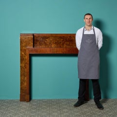 Reclaimed Art Deco Style Burr Walnut Fire Surround