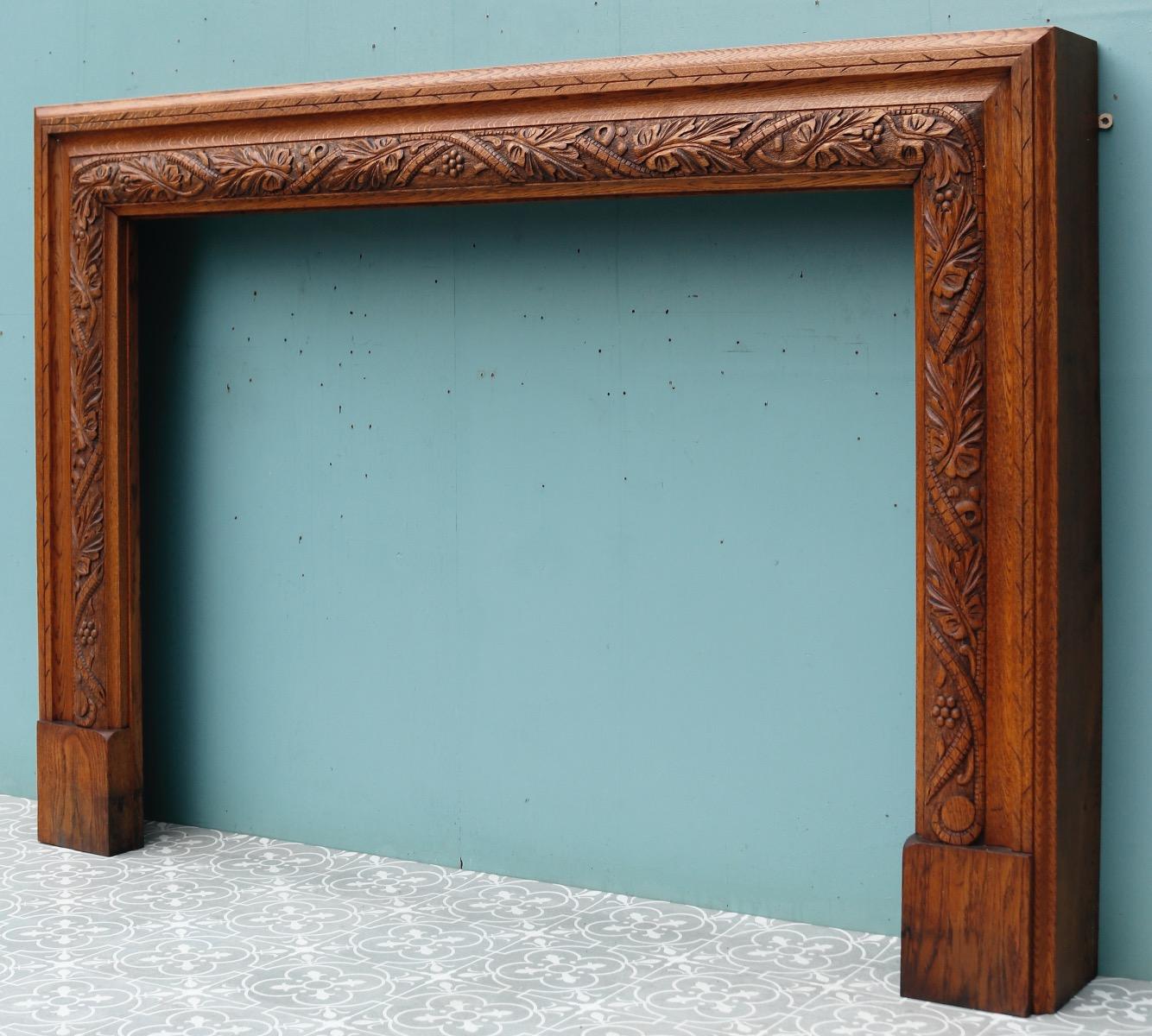Reclaimed Arts & Crafts Style Bolection Mantel 2