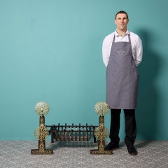 Antique Arts and Crafts Fire Grate