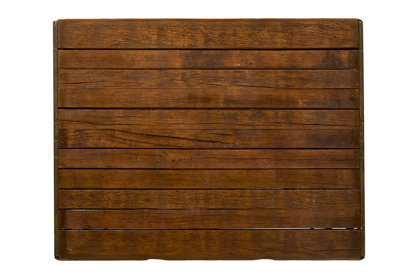 Table basse en palette de cuisson récupérée en vente 3