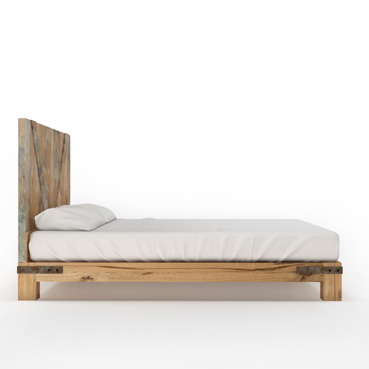 alexa reclaimed wood bed