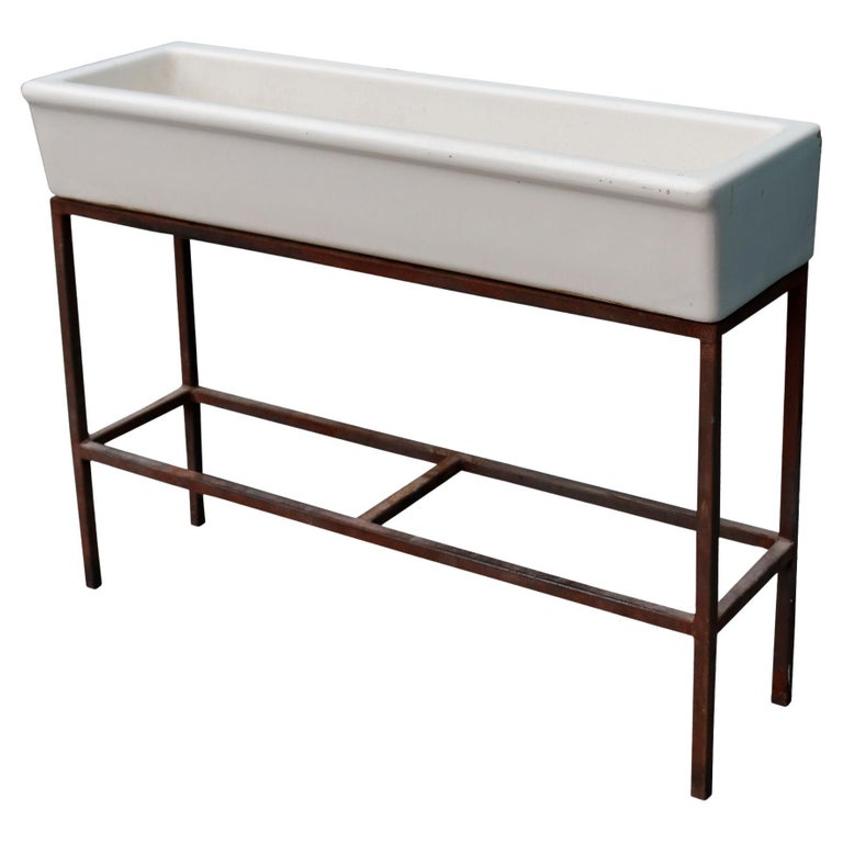 Reclaimed Belfast Trough Sink at 1stDibs reclaimed trough sink