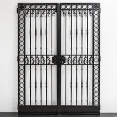 Reclaimed Black Wrought Iron Gates