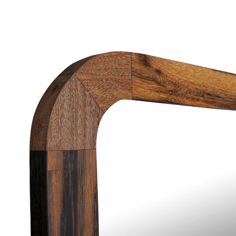 Français Miroir en bois de bateau récupéré en vente