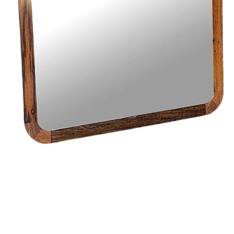 Miroir en bois de bateau récupéré Bon état - En vente à Pittsburgh, PA