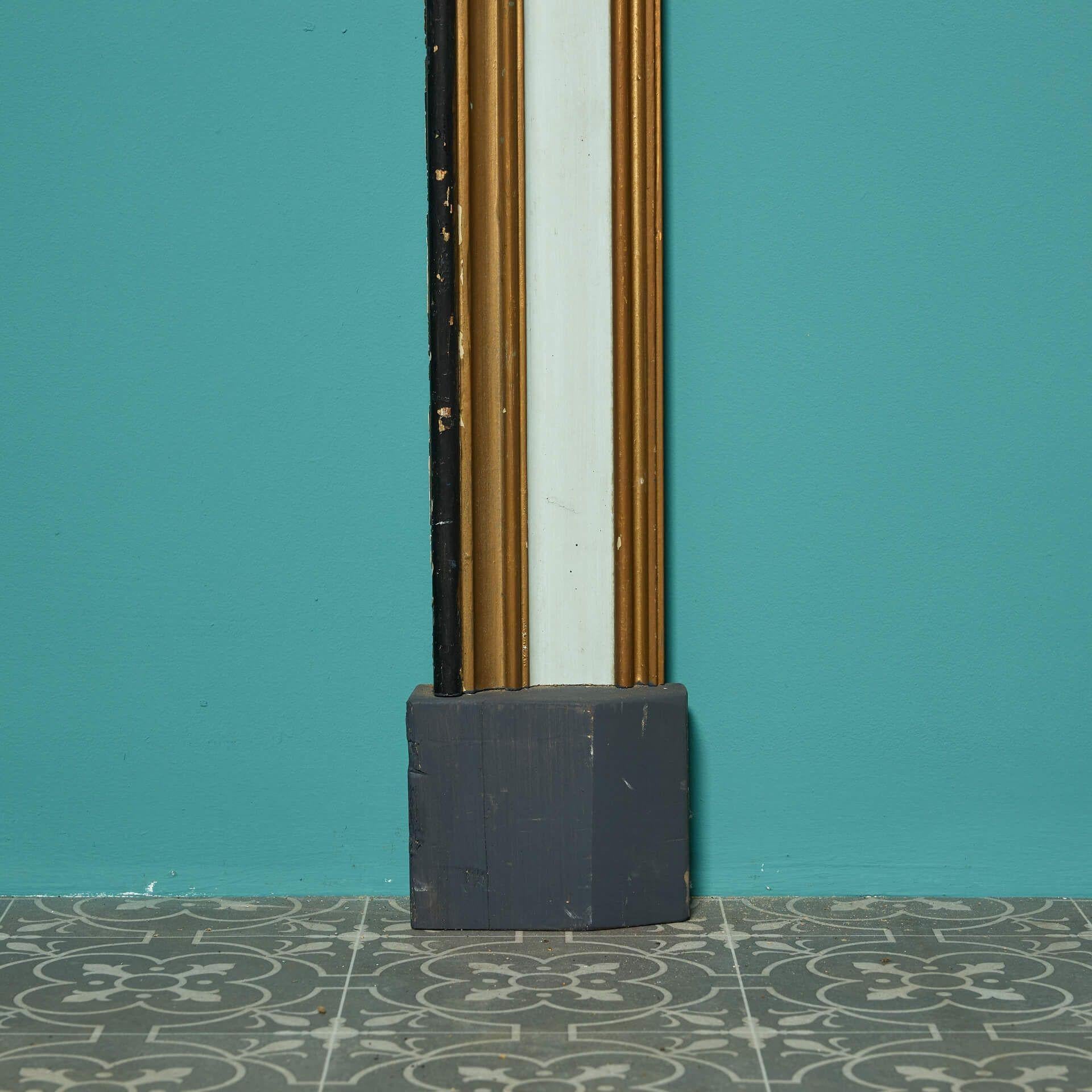English Reclaimed Bolection Painted Fireplace For Sale