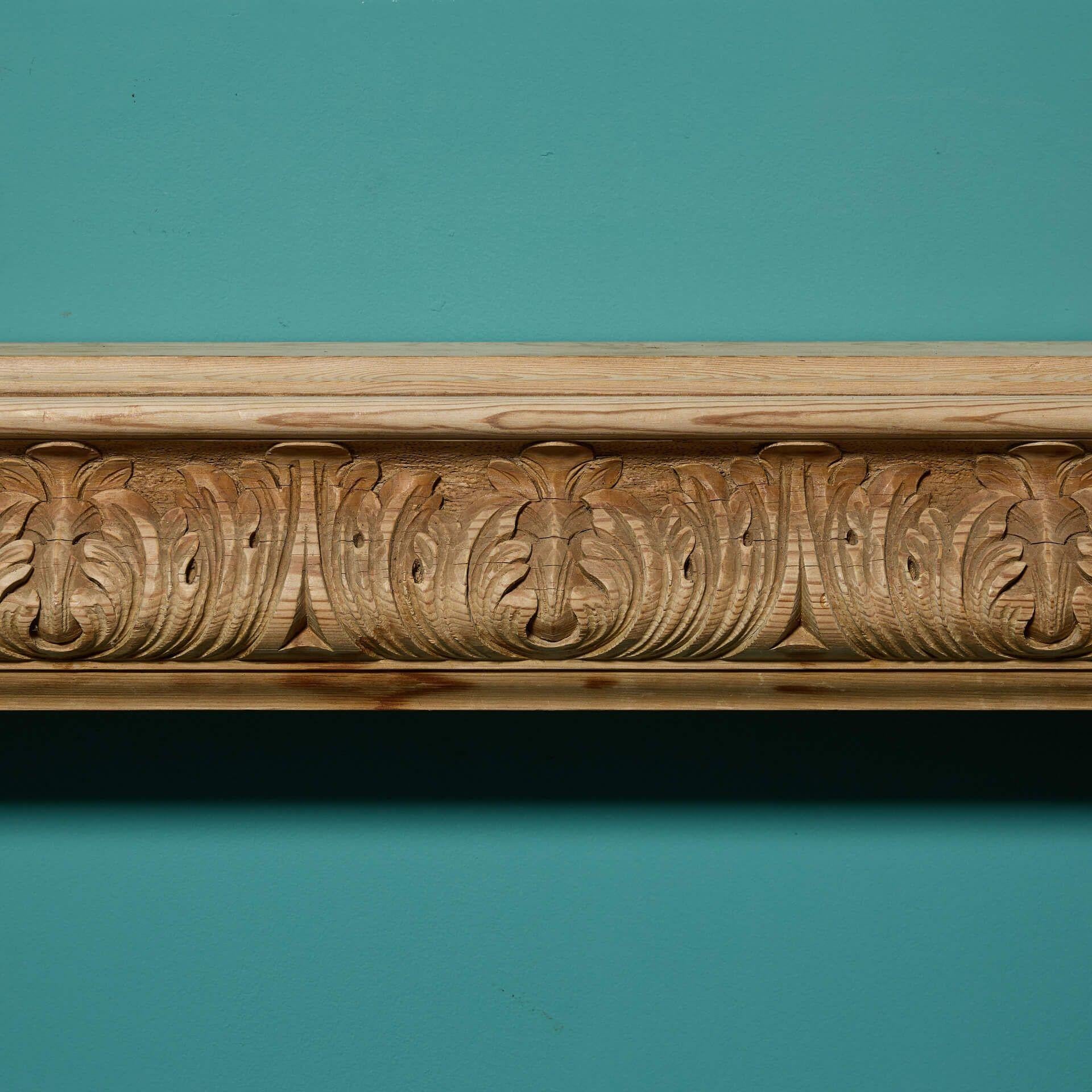 English Reclaimed Bolection Style Fire Mantel For Sale