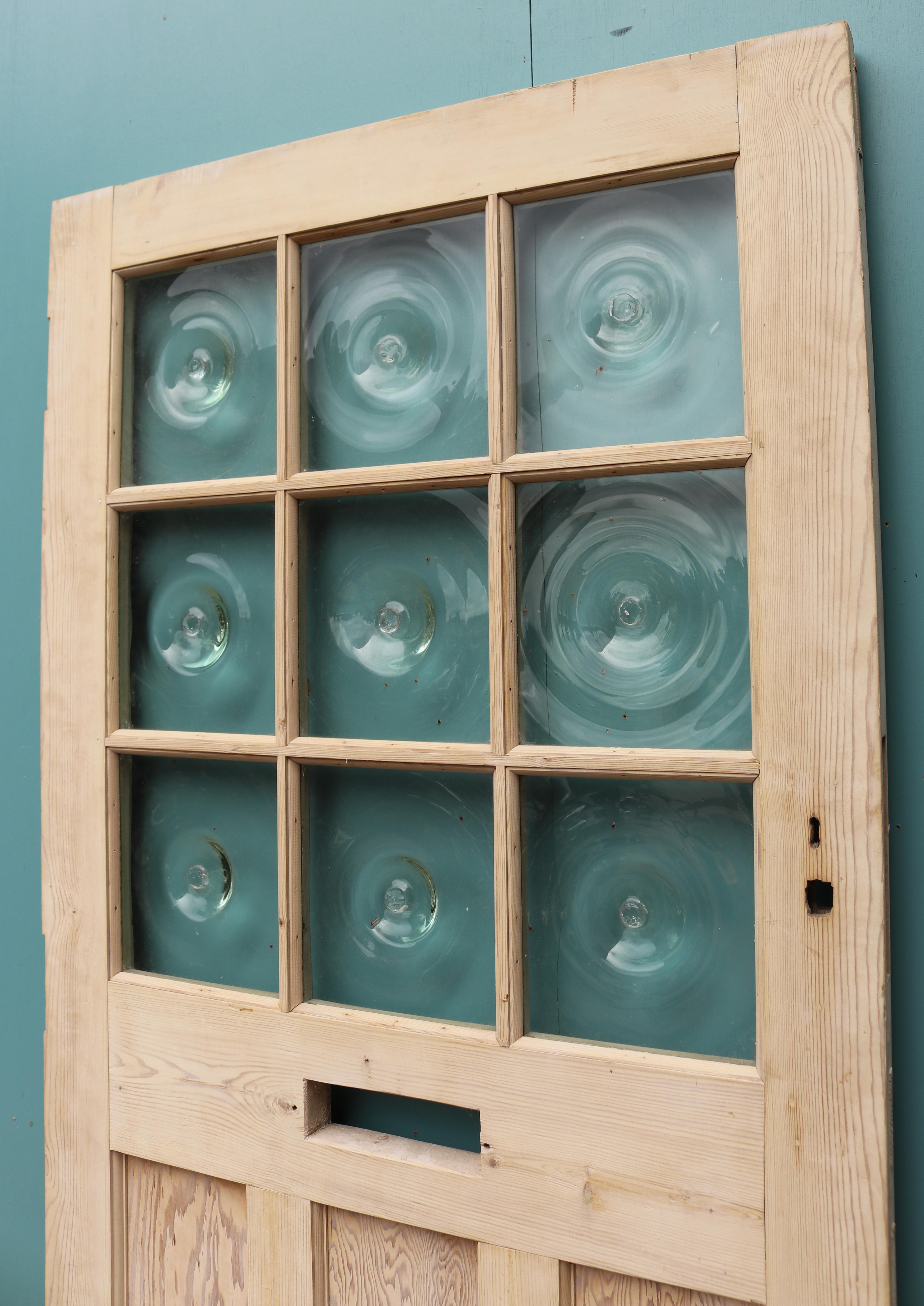 bullseye glass front door