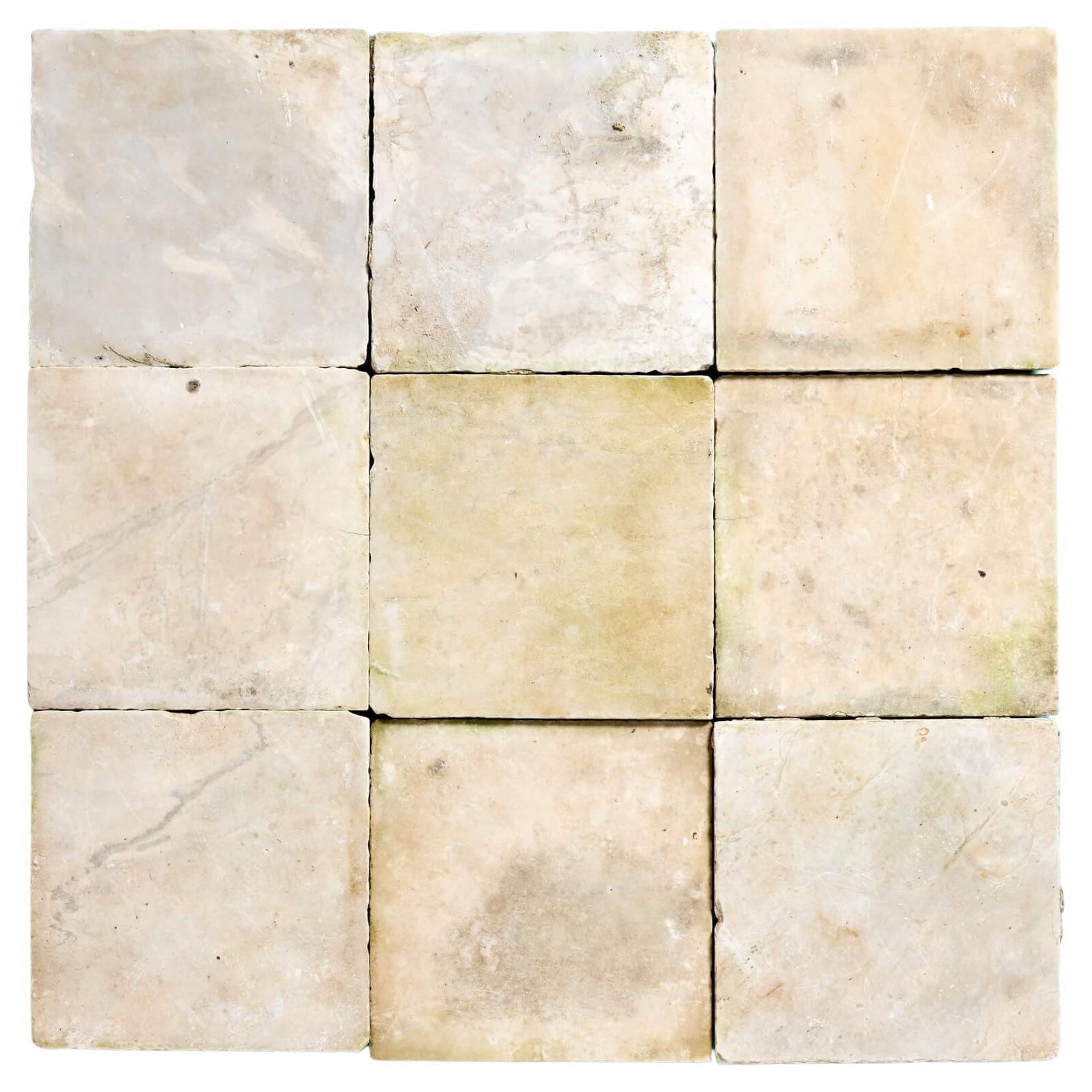 Reclaimed Carrara Marble Floor Tiles 9.67 m2 (104 sq ft)