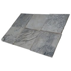 Antique Reclaimed Carrara Marble Tiles