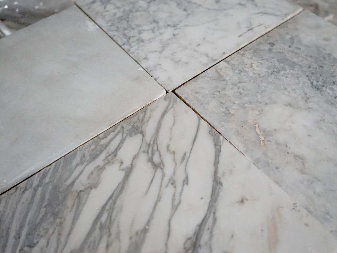 This small but beautiful lot of tiles originates from Italy, circa 18th century. 

Each individual tile measures: 16” x 16”.

We have a large stock of this one.