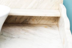 Reclaimed Carrara Marble Wash Basin