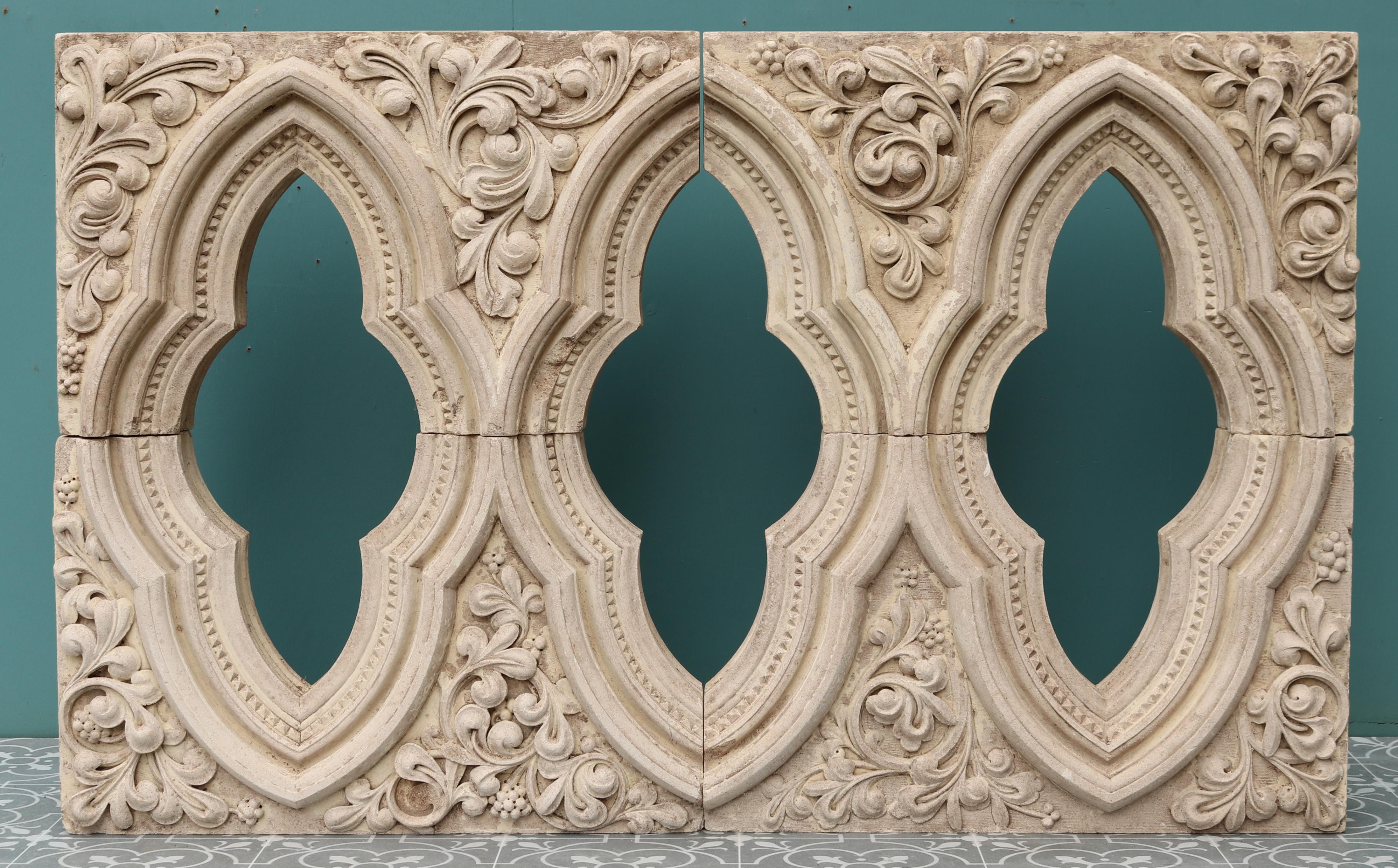 The Window aus geschnitztem Kalkstein im Zustand „Relativ gut“ im Angebot in Wormelow, Herefordshire