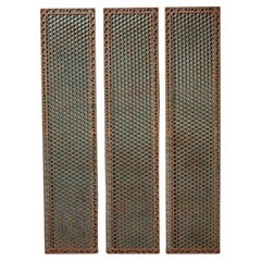 Reclaimed Cast Iron Floor Grids (10) + Large Victorian Cast Iron Water Trough