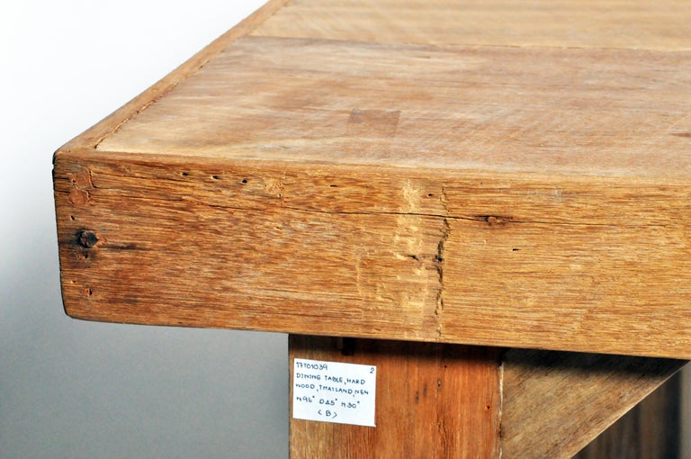 Reclaimed Champaca Wood Dining Table at 1stDibs