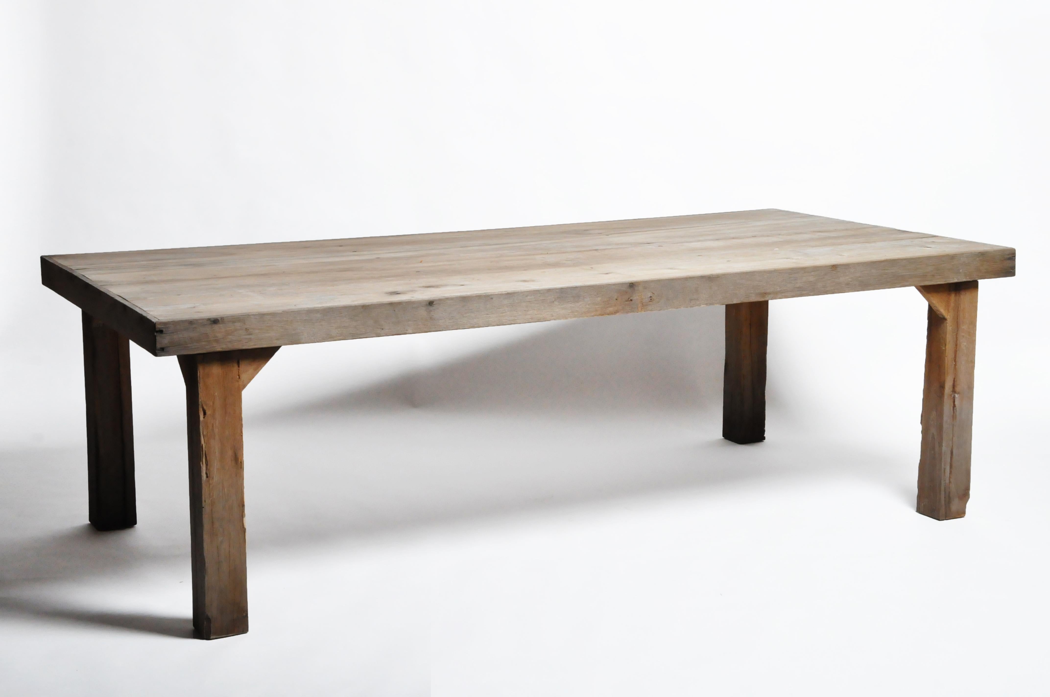 Reclaimed Champaca Wood Dining Table 14