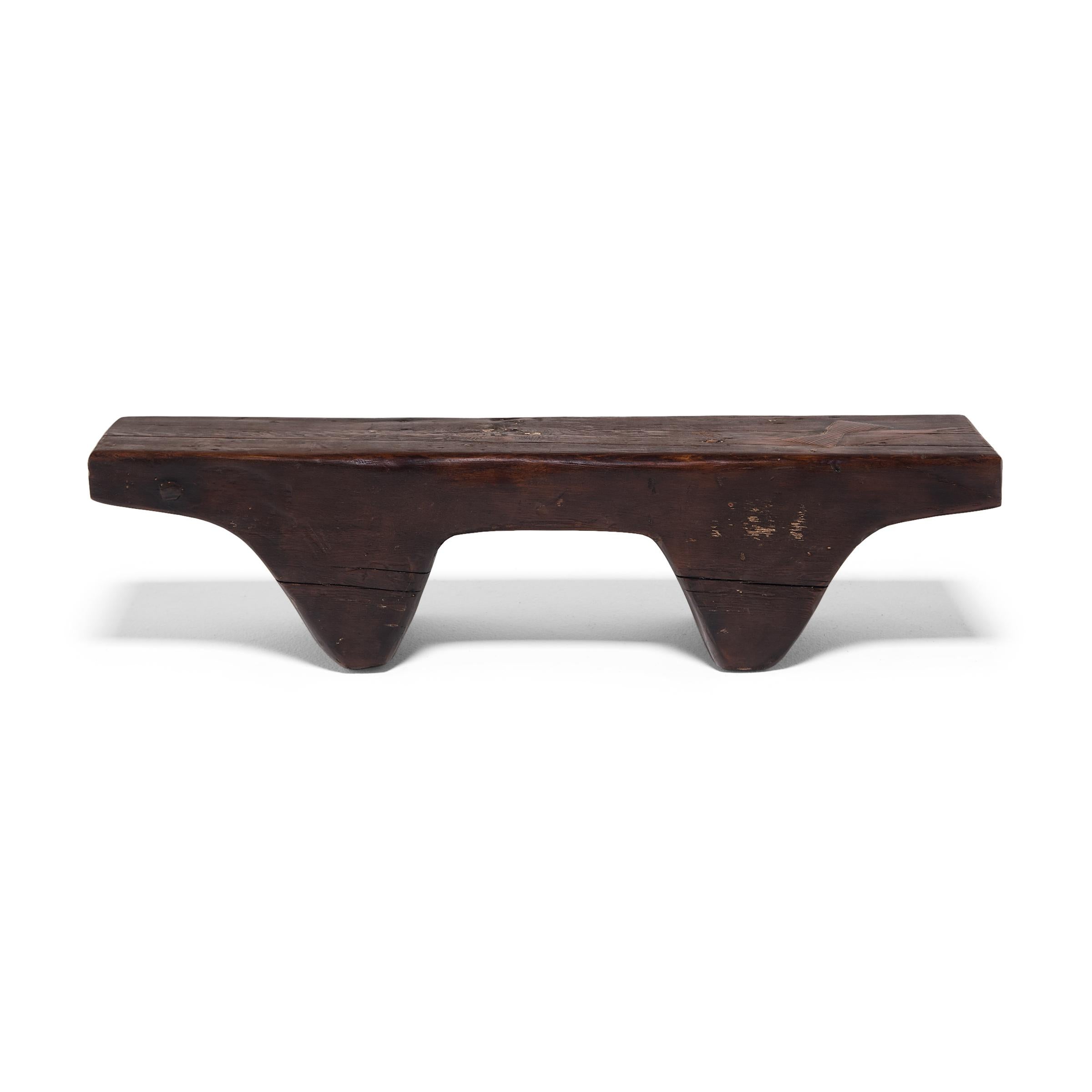 Tribal Reclaimed Chinese Elm Footrest